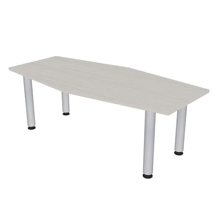 Skutchi Designs 33.5 in W, 69.5 in L, 29 in H, Engineered Wood Top, Ivory HAR-HEXIR-34X70PT-26